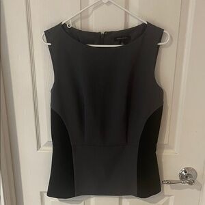 Banana Republic black and gray with royal blue piping